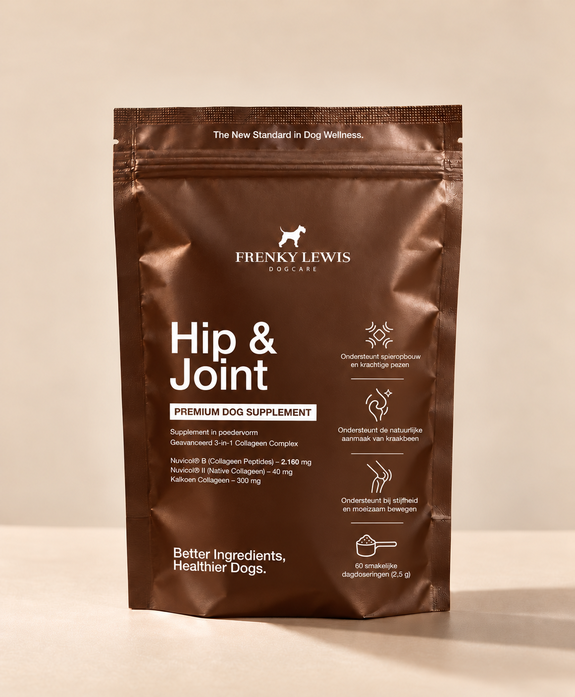 Hip & Joints supplement voor honden – verpakking