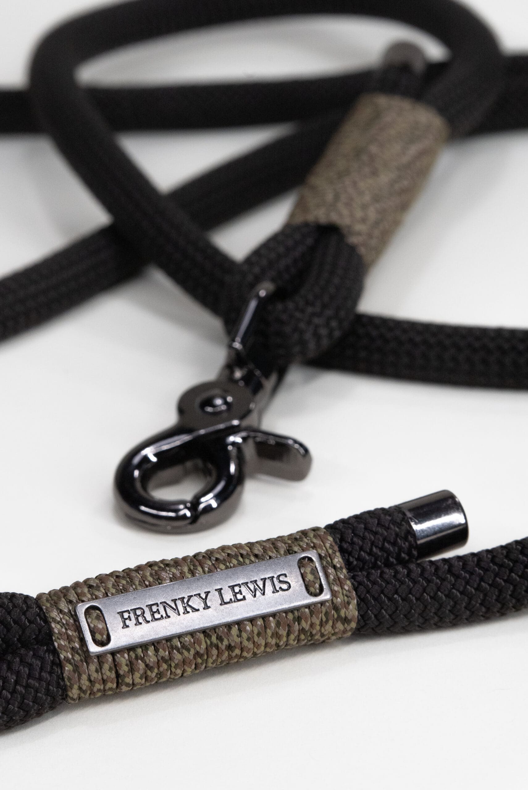 Dog Leash - Boba Black - 190cm