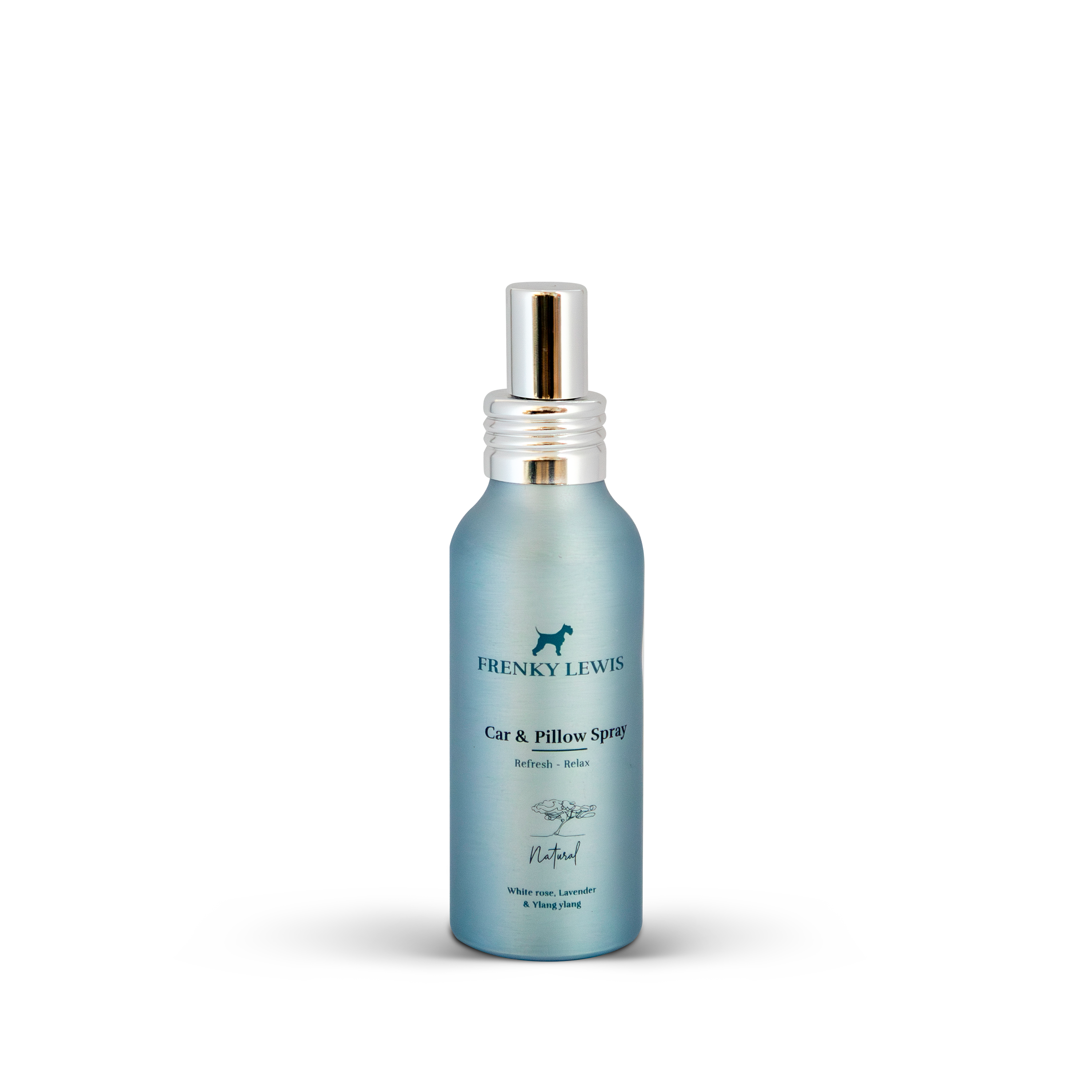 Car & Pillow spray Witte roos, Lavendel & Ylang Ylang