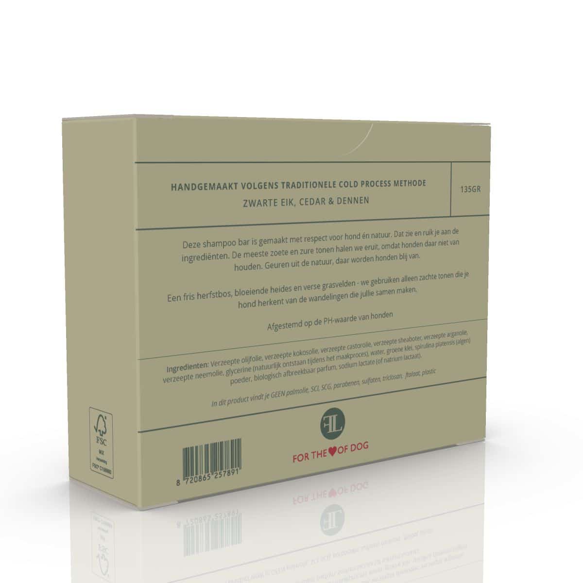 Natürlicher Dog Shampoo Bar - Grüner Tee & Bergamotte