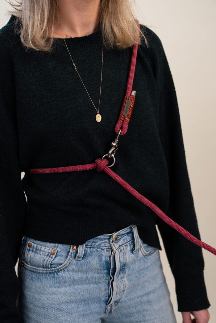 Hands Free Leash - Purple Poppy - 2,5m
