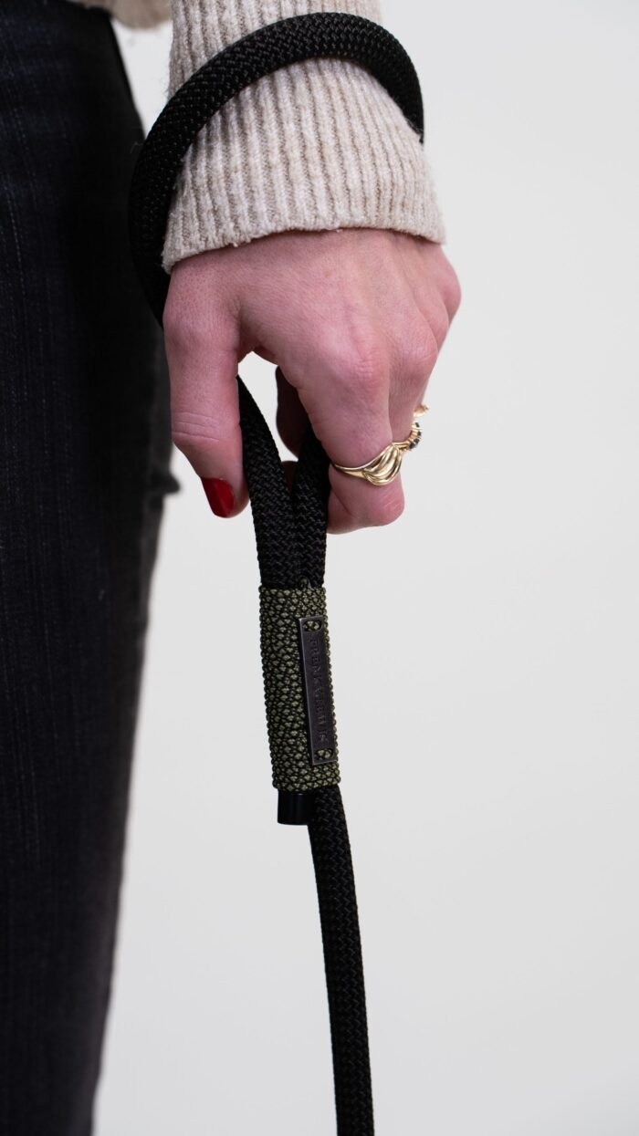 Dog Leash - Boba Black - 1.90m
