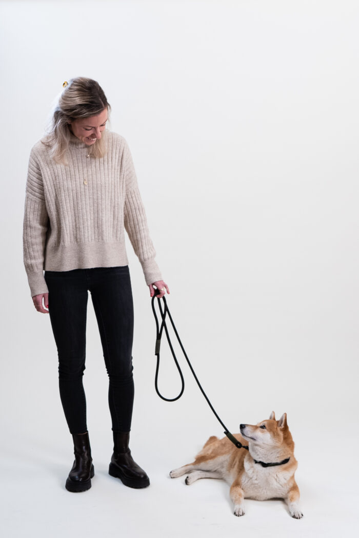 Dog Leash - Boba Black - 1.90m