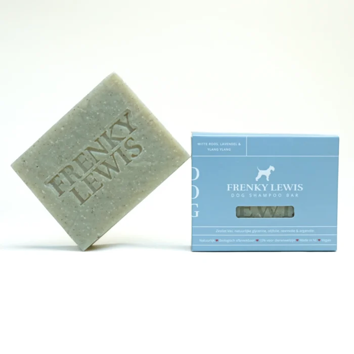 Natuurlijke dog Shampoo Bar - Witte roos, Lavendel, Ylang Ylang