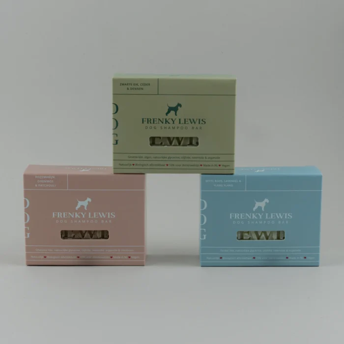 Natuurlijke dog Shampoo Bar - Rozemarijn, eikenmos & patchouly