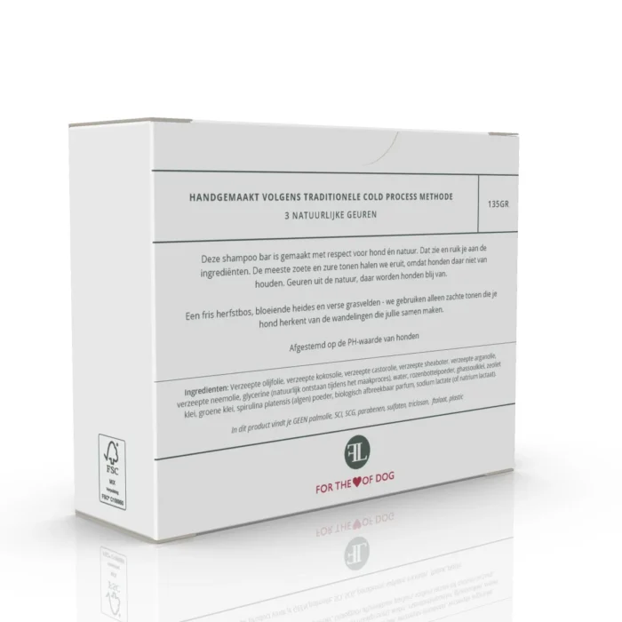 Natuurlijke dog Shampoo Bar- 3 mini’s in 3 geuren