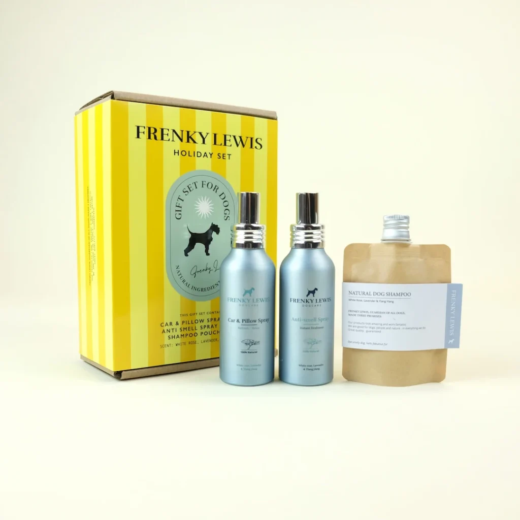 holiday pakket hong geur shampoo blauw set