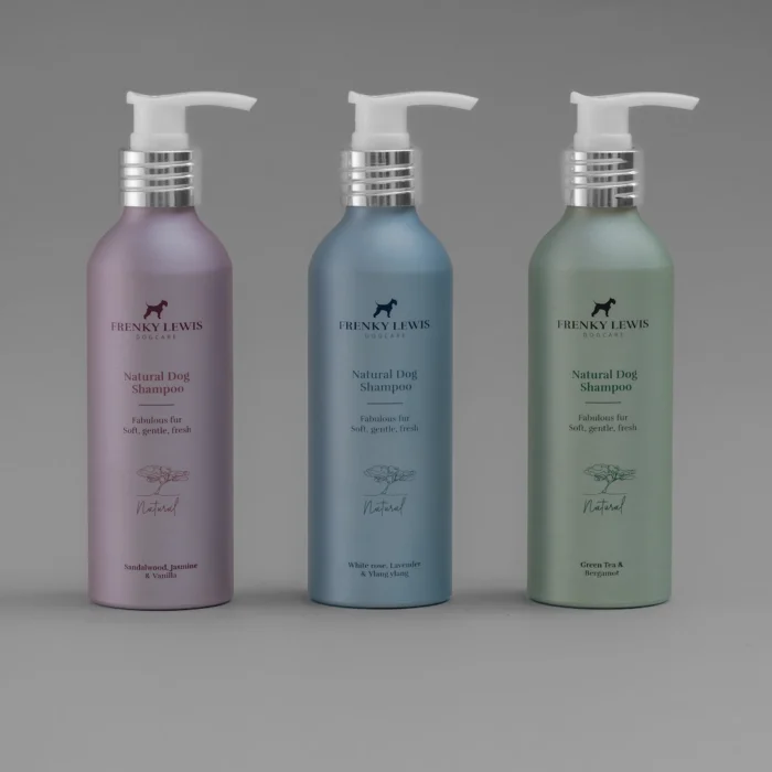 hondenshampoo 3 verschillende kleuren